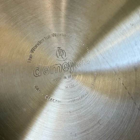 Demeyere Stainless Steel 15 inch Griddle Comal pan Made in Belgium - Picture 12 of 14